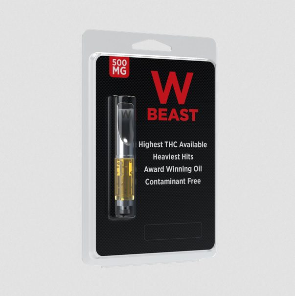 W Beast High THC Terpenes Vape Cartridge NZ